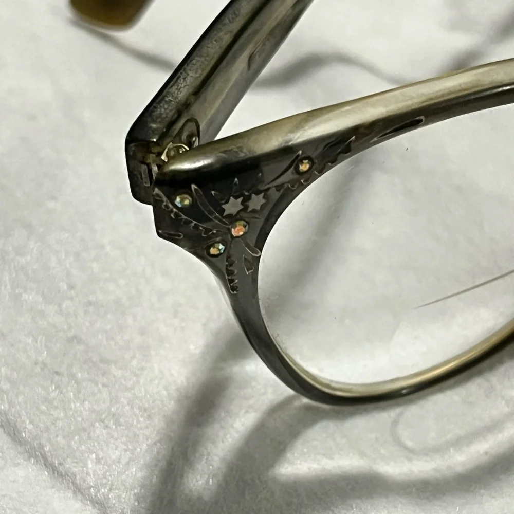 Vintage cat eye , frames made in France glasses